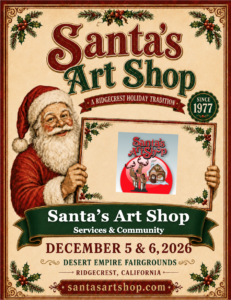 Santa's Art Shop vendor flyer example